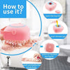 Mibabe Silicone Bath Exfoliator Brush Body Shower Brush With Soap, Shampoo And Gel Dispenser Body Brush Body Scrubber Brush Bath Body Shower
