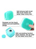 Mibabe Silicone Bath Exfoliator Brush Body Shower Brush With Soap, Shampoo And Gel Dispenser Body Brush Body Scrubber Brush Bath Body Shower